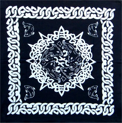 Black Barbs Custom Printed Bandanas