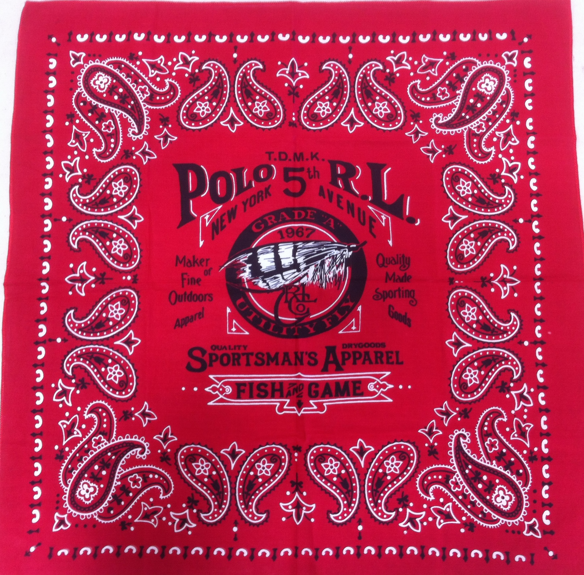 Ralph Lauren Polo Pigment Printed Bandannas