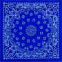 Royal Blue Paisley Bandannas